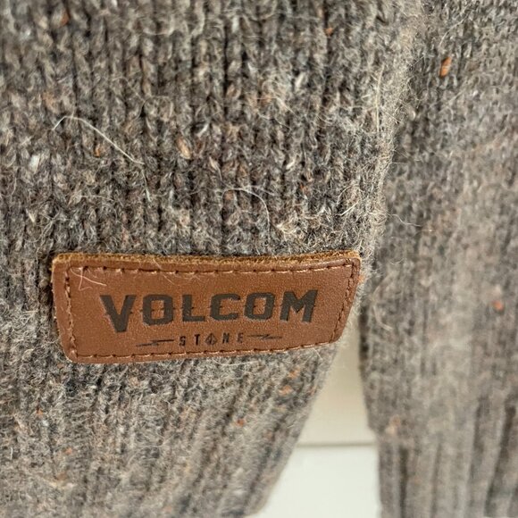 Volcom Men’s Emonder Pullover Sweater – Size Large - Brown - Picture 4 of 4